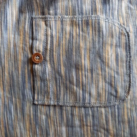 Urban Outfitter Shore Leave Men's Striped Brown Tee T Shirt L Large - Picture 5 of 7